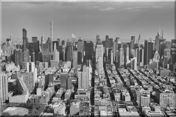 New York skyscrapers seen from the helicopter