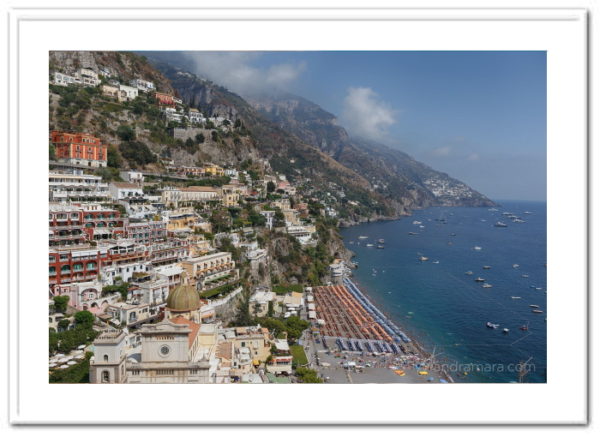 Positano in Italy during summertime